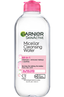 Front view of Pink Cap Cleansing Water All-in-1, All Skin Types